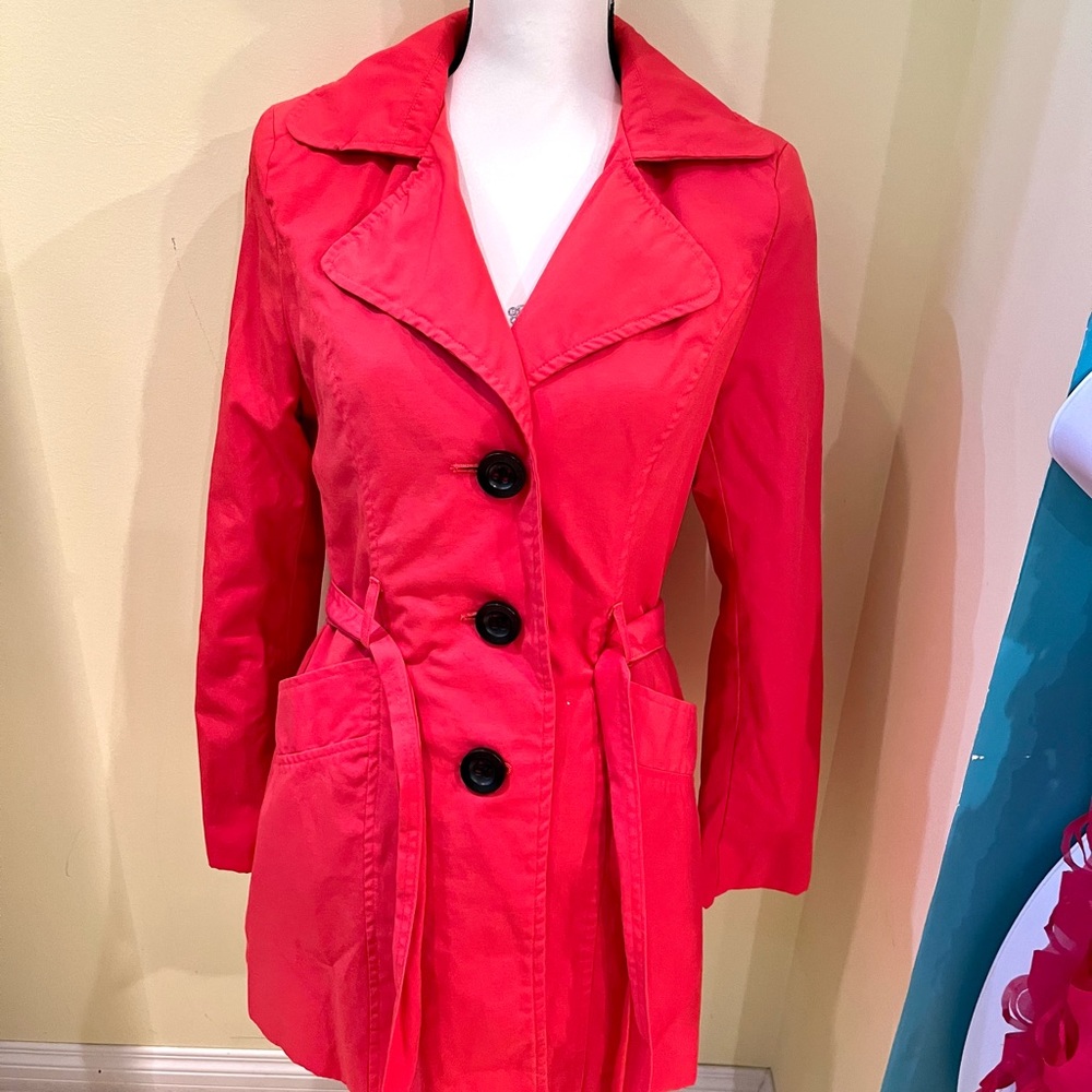 Red peacock jacket